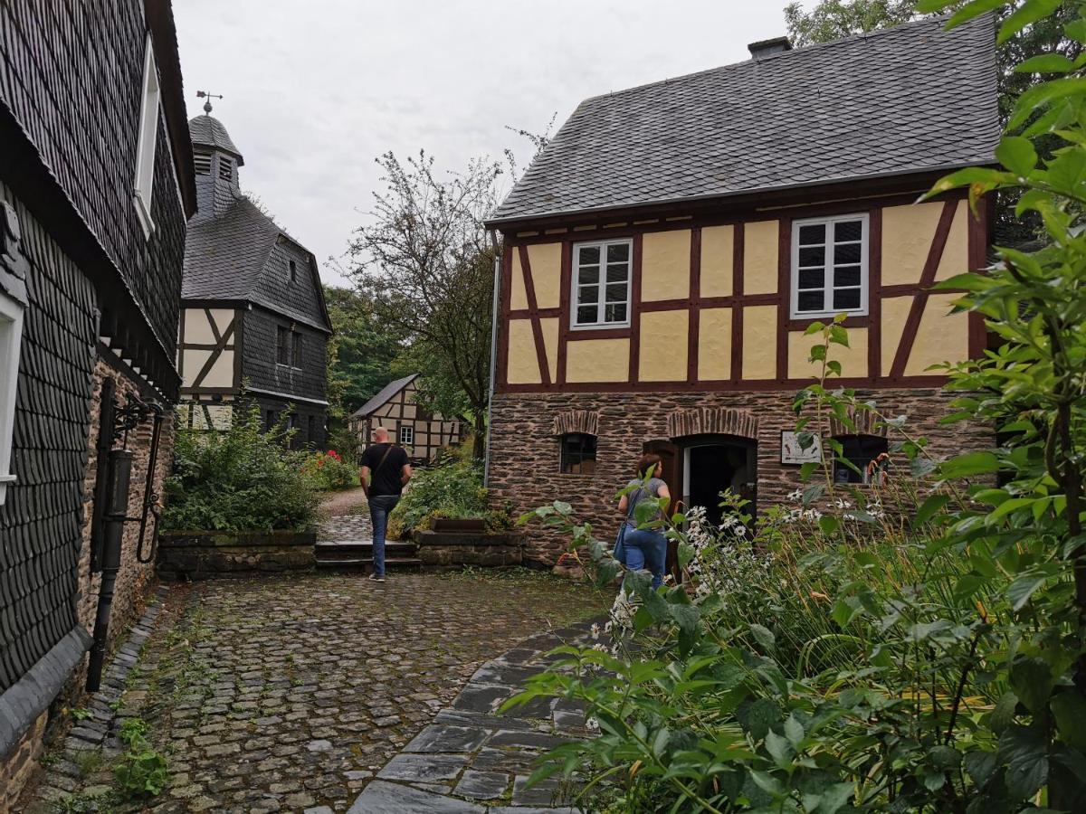 Mooi Ruim Appartement In Antieke Stadsboerderij Schönecken Exteriör bild